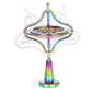 Changaida Metal Gyroscope Anti-Gravity Spinning Top Balance Toy Gift (Colorful)