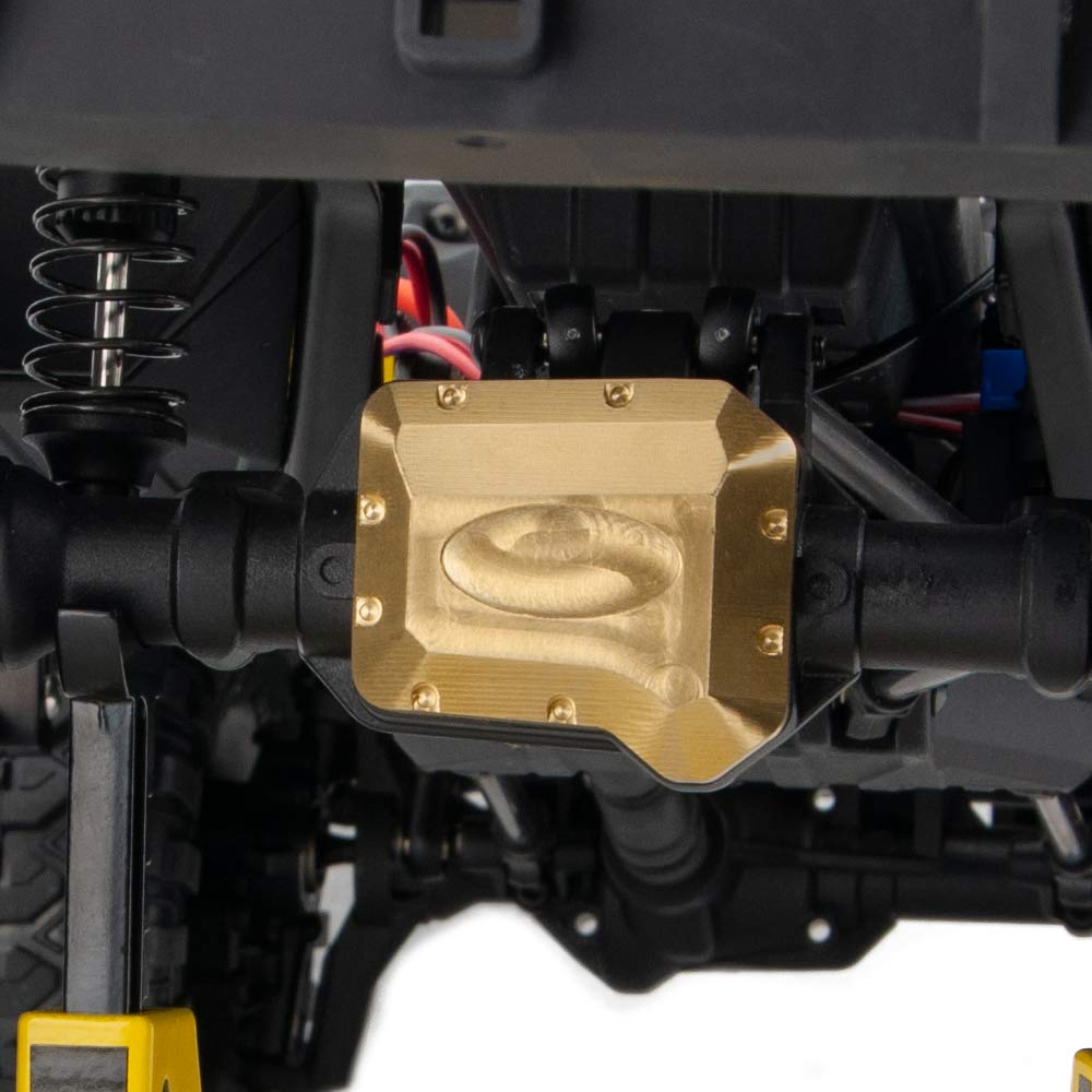 RCLions Brass Diff Cover Heavy Duty 69g Axles Gear Cover for TRX4 T4 Axles