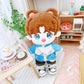 Niannyyhouse Plush Doll 7.8''(20Cm) Bear Ears Humanoid Stuffed Toys Dress Up Normal Body (Brown)