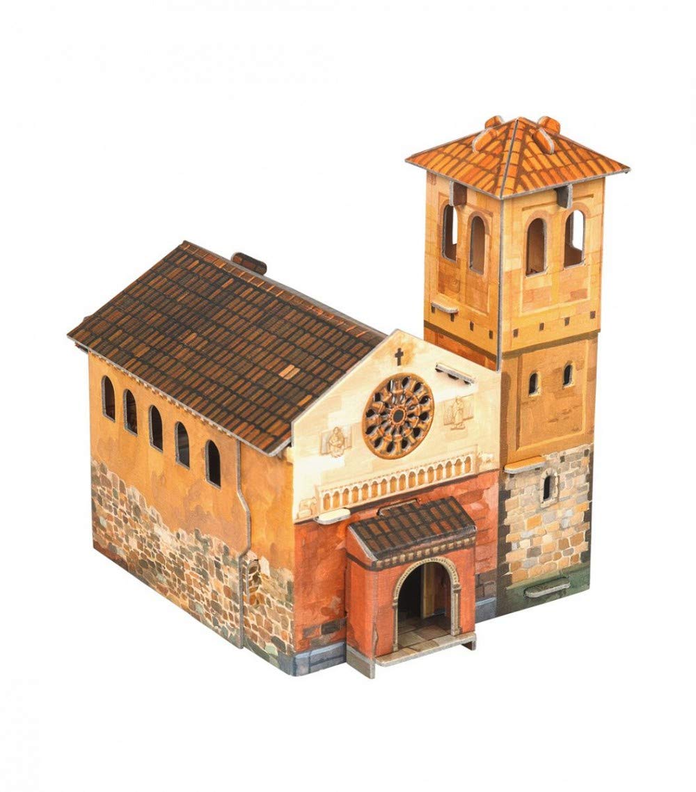 Clever Paper Chapel With Figures
