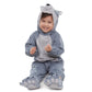 Hsctek Baby Wolf Costume, Infant Wolf Costume Baby Boys Girls, Baby Halloween Costume For Toddler Newborn 9-12Months