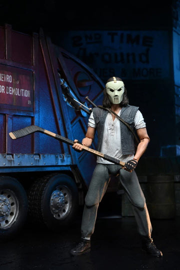 NECA Teenage Mutant Ninja Turtles Casey Jones Action Figure, 7" Scale, Plastic, One Size, As Shown, Model 54205