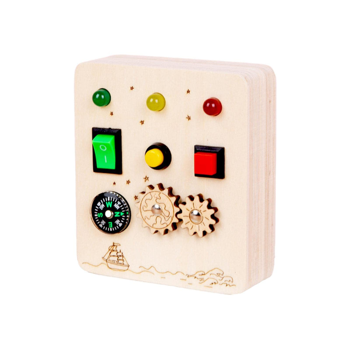 ENAKSHI Busy Board with LED Light Travel Toys for Educational for Early Education Style A|Toys & Hobbies | Educational | Other E