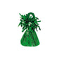Green Small Foil Balloon Weight - 6 Oz (12 Pc) - Vibrant Green Hue Perfect For Stabilizing Party Balloons & Decorations