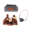 Yamaso 17Cm Doll Clothes Suitable For 17Cm Dolls Accessories Sitting 1Hat+1Romper+1Camera Backpack No Doll