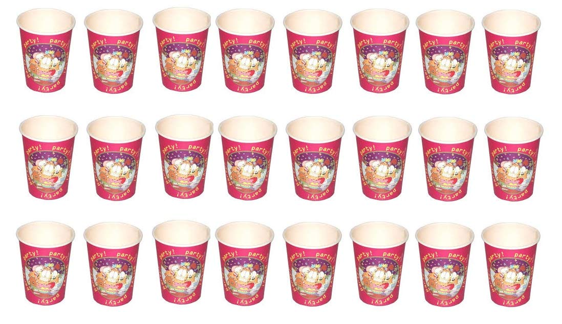 Garfield Happy Birthday Party Paper Cups  24 Cups