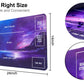 Biouai Playmat For Mtg Magic The Gathering - Stitched Play Mat With Tube Case For Mtg Card Game Playing(Starry Zones)