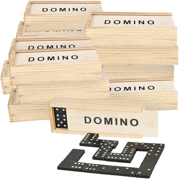 Rhode Island Novelty 28Pc Wooden Domino Sets 12 Sets