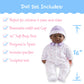 Jc Toys African American 16-Inch Medium Soft Body Baby Doll La Baby | Washable |Removable Purple Outfit W/ Hat And Pacifier | Fo