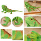 Xshelley Realistic Green Lizard Stuffed Animal Toy, 37.4 inches, Plush Fabric, Chameleon Design, Perfect Wildlife Gift for Kids