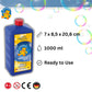 Pustefix 33.8 Oz Refill Bottle Of Pustefix Liquid Bubble Blowing Soap Solution, 1000Ml