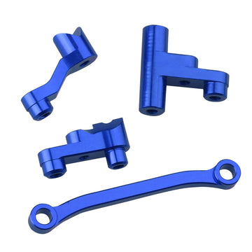 HobbyPark Aluminum Servo Saver Steering Bellcrank Spring Retainer Parts for Traxxas 1/18 LaTrax Teton Upgrades fit Desert Prerun