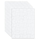 8 Sheets Blank Puzzles for Kids  5.9 x 7.9 Inch / 15x20cm Blank Puzzles 48 Piece Blank Jigsaw Puzzle Paintable Puzzle All White Puzzles for Kids Birthday Activity Party DIY Craft
