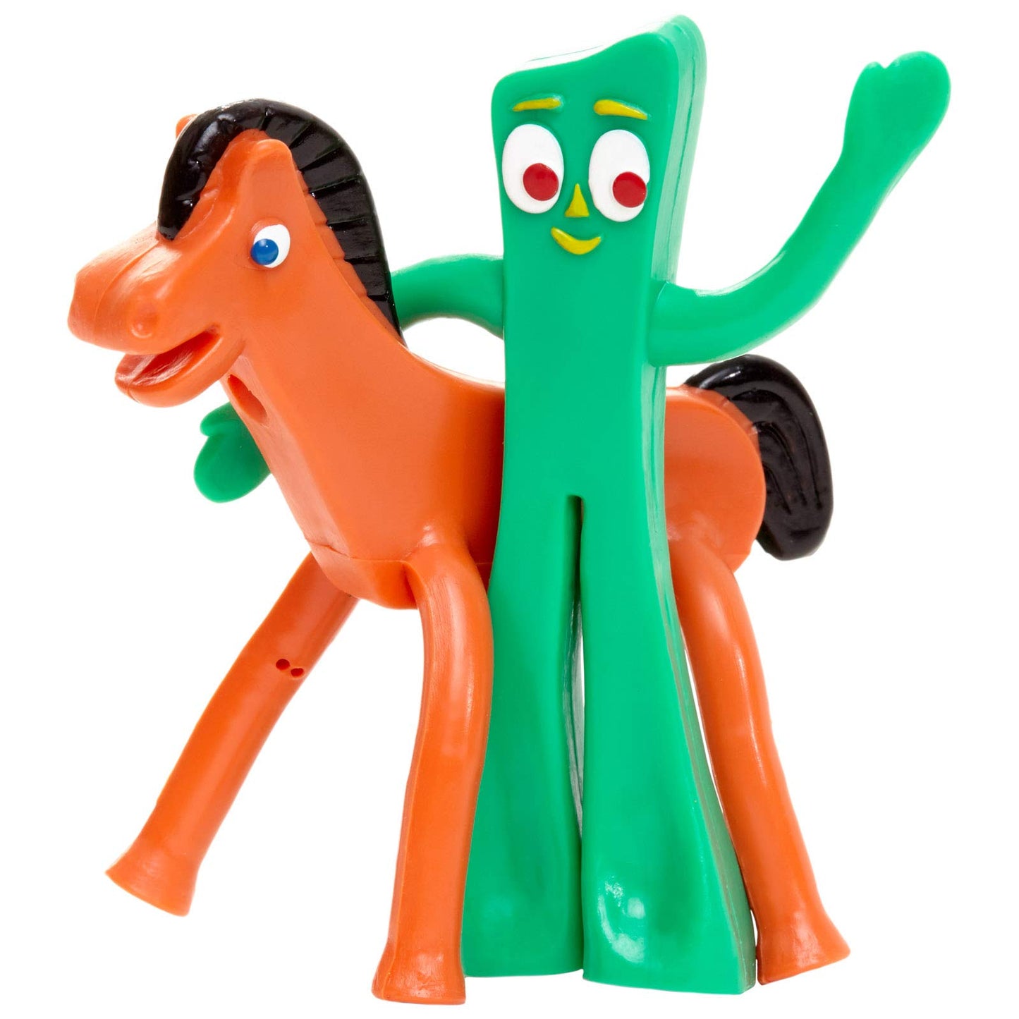 NJ Croce Gumby & Pokey Mini Bendable Pair (Pack of 4)