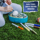 The Eggmazing Egg Decorator The DinoMazing Dinosaur Egg Refill - for The DinoMazing Egg Decorating Spinner by EggMazing - Egg with Mystery Dinosaur and Non-Toxic Slime - 6 Eggs