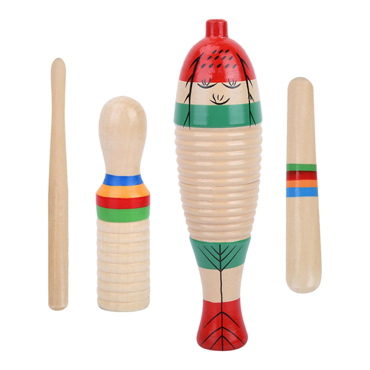 Artisoul Montessori Percussion Instruments Wood For Babies Boys Girls Party Toys 4 Pieces | Toys & Hobbies | Educational | Music