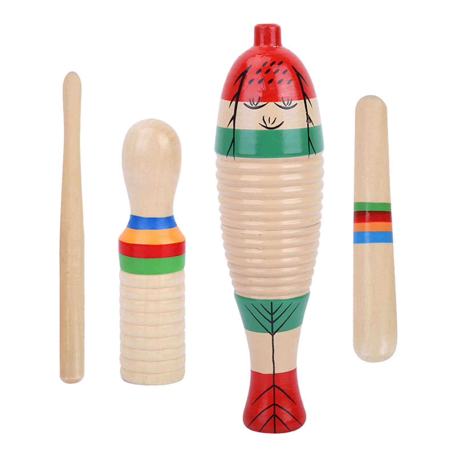 Artisoul Montessori Percussion Instruments Wood For Babies Boys Girls Party Toys 4 Pieces | Toys & Hobbies | Educational | Music