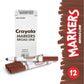 Crayola Broad Line Markers, Brown, 12 Count Bulk Markers