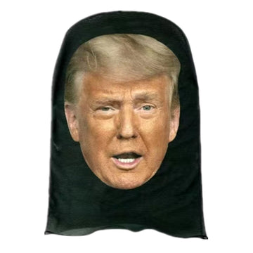 Celebrity Pdiddy Face Mesh Mask, Realistic Rapper Face Sheisty Mask Head, Full Face Funny Baraklava Hat, Cosplay Prop (Trumpmask