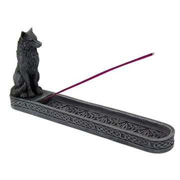Ptc 10 Inch Werewolf Gargoyle Resin Incense Burner Statue Figurine