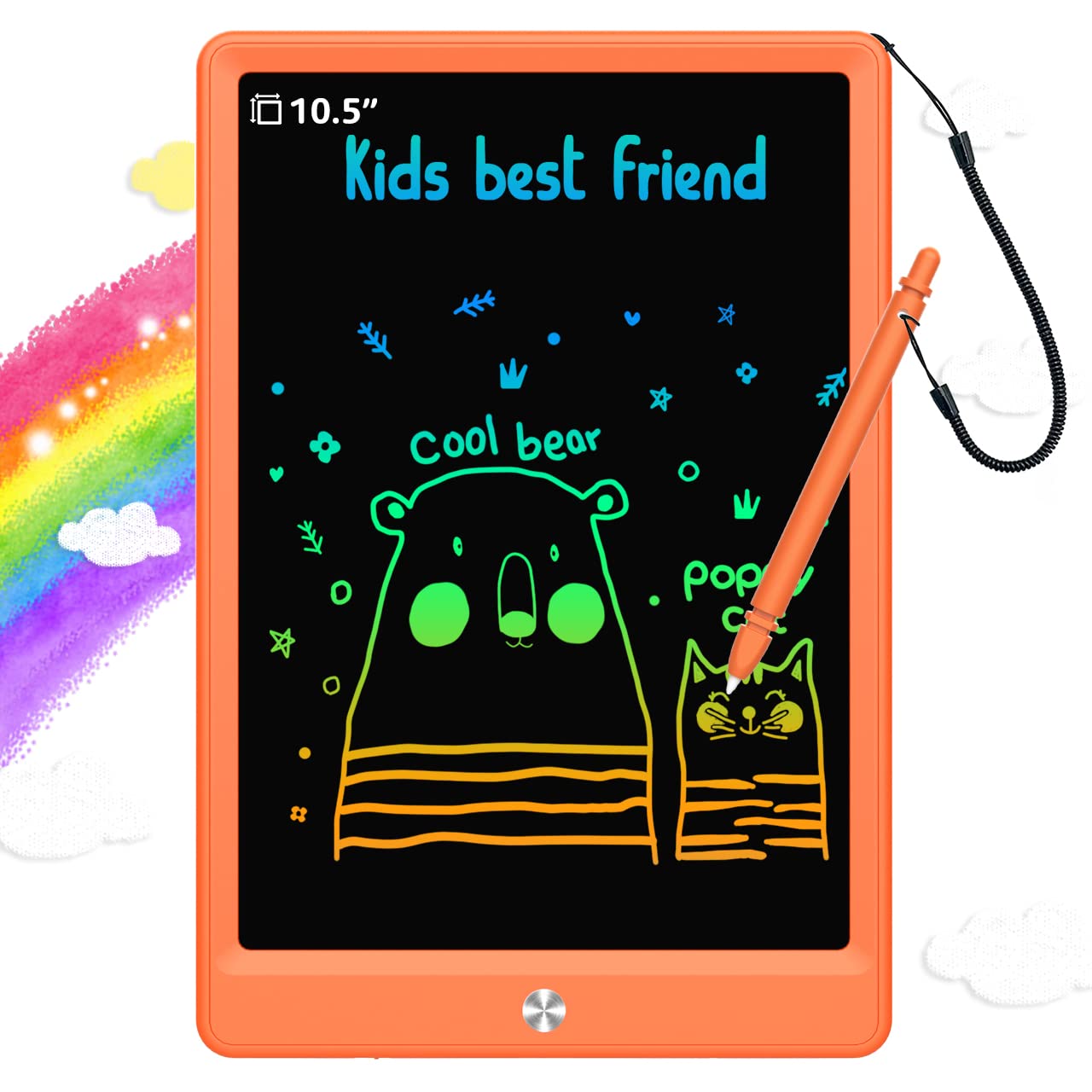 Lcd Writing Tablet Doodle Board, Colorful Drawing Pad, Electronic Drawing Tablet, Drawing Pads,Travel Gifts For Kids Ages 3 4 5