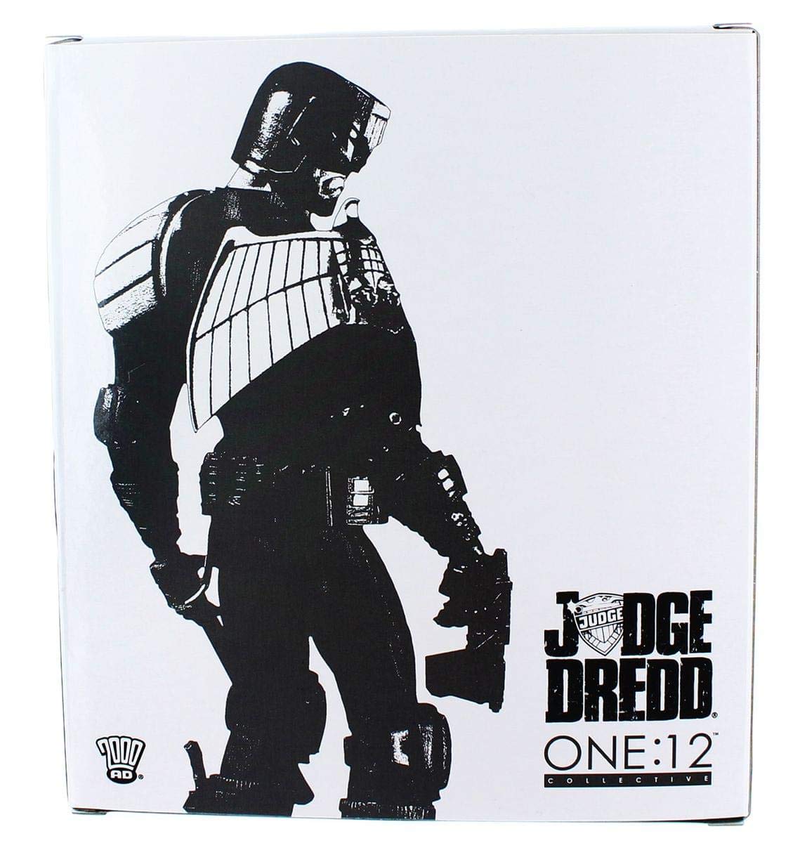 Mezco Toyz Judge Dredd One:12 Collective Figure - Black & White NYCC Exclusive, Multi-colored, One Size, Model 76024