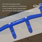 Aluminum Front & Rear Body Mounts with Body Posts Upgrade Parts for 1/10 Slash 2WD Rustler Stampede VXL Replaces #1914R Blue