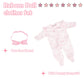 Caranovo Realistic Reborn Baby Doll Clothes 16-18 Inch 2Pcs Pink Outfits Clothing Set Accessories Suitable For Reborn Babies And