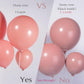 Dusty Pink Balloons Double-Stuffed Customized Retro Dusty Rose 52 Pack Different Sizes 18+10+5 Inch Balloon Garland Kit For Boho