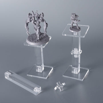 Kalami 2 Sets Flying Miniatures Combat Riser For Dnd With 2'' Base, 3D Single Flyer Riser For Tabletop Rpgs And Board Games
