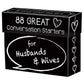 Christian Art Gifts 88 Great Conversation Starters For Husbands And Wives “ Romantic Card Game For Married Couples “ Christian Games, Communication & Marriage Help, Fun Anniversary Or Wedding Gifts