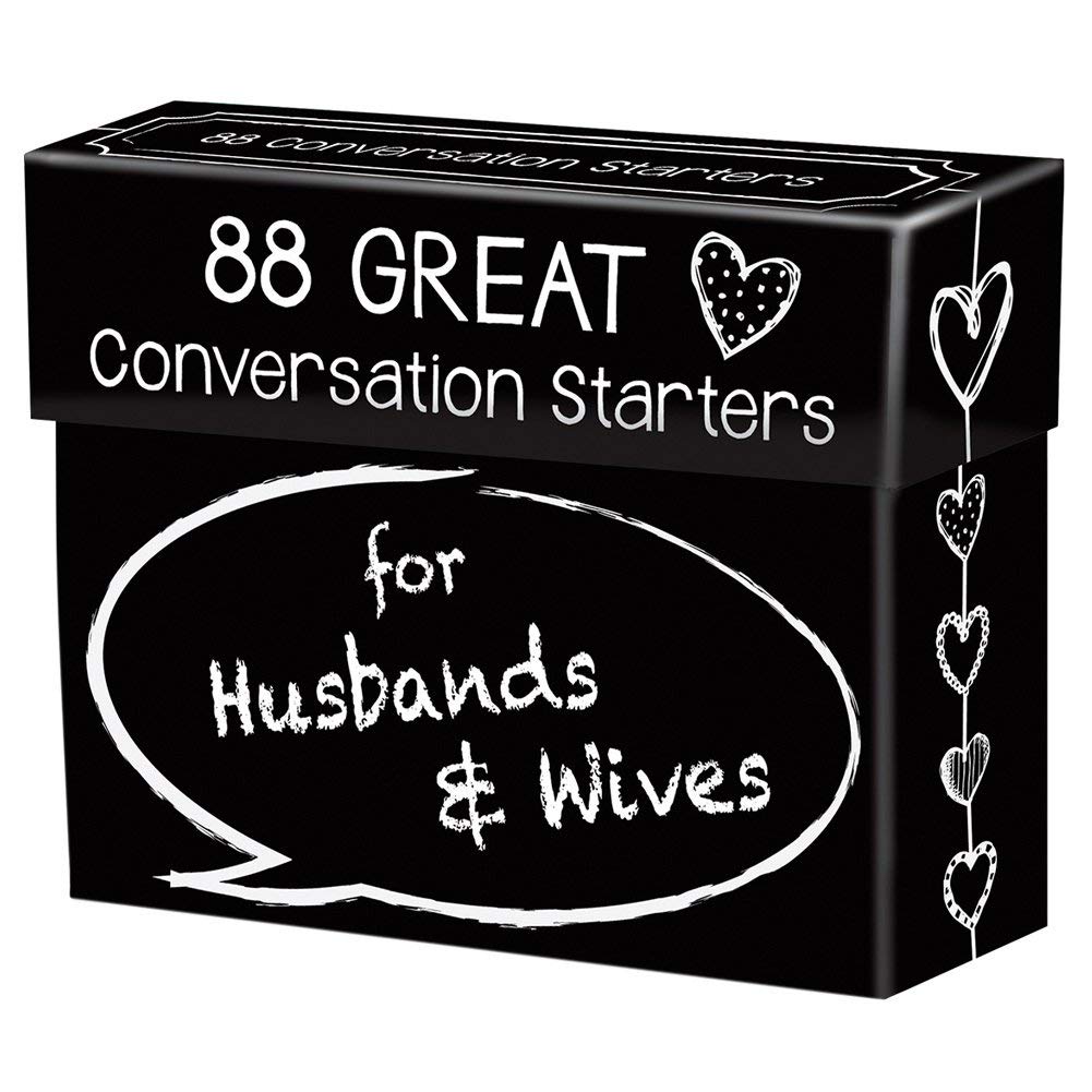 Christian Art Gifts 88 Great Conversation Starters For Husbands And Wives “ Romantic Card Game For Married Couples “ Christian Games, Communication & Marriage Help, Fun Anniversary Or Wedding Gifts