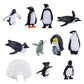 11Pcs Mini Penguin Figurines, Realistic Plastic Penguin Figures Arctic Miniature Penguin Figurines Penguin Cake Topper Mini Penguin Toys Tiny Animals For Party Supplies Gifts For Kids