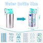 Gift For Girls, 5 6 7 8 9 10 Year Old Girl Birthday Gift, Decorate Your Own Water Bottle With Gem Stickers For Kids, Arts And Cr