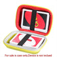 Anleo Hard Travel Case For Mattel Uno Classic Card Game(Only Case) (Yellow+Red)