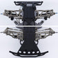 HobbyPark Aluminum Suspension Arms Set (Front & Rear), w/Tie Bar for 1/10 Traxxas Slash 2WD RC Car Upgrade Parts Hop Ups, Replac