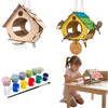 Bagji Toys Bird House Kits For Kids Ages 48, Wooden Diy Birdhouse Kit, Outdoor Woodworking Crafts Freestyle Painting, Bird Hous