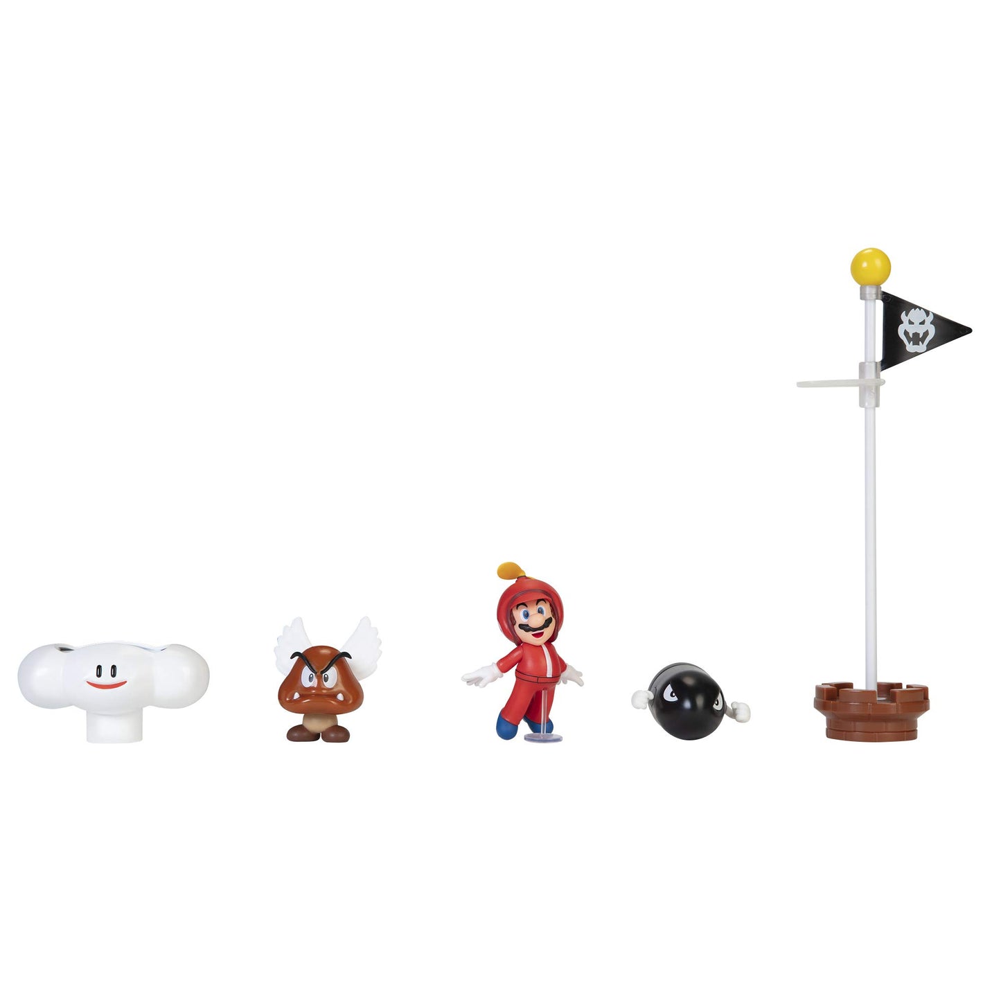 SUPER MARIO Cloud World Diorama Set with 2.5 Propeller Mario Action Figure