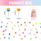 100 Pieces Mini Lollipop For Dollhouse Miniatures Mini Food For Crafts Tiny Resin Things For Dollhouse Mini Kitchen Micro Landsc