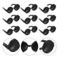 TOYANDONA Mini Sunglasses for Dolls, Black Miniature Sunglasses Bulk Plastic Dressing Glasses Costume Accessories