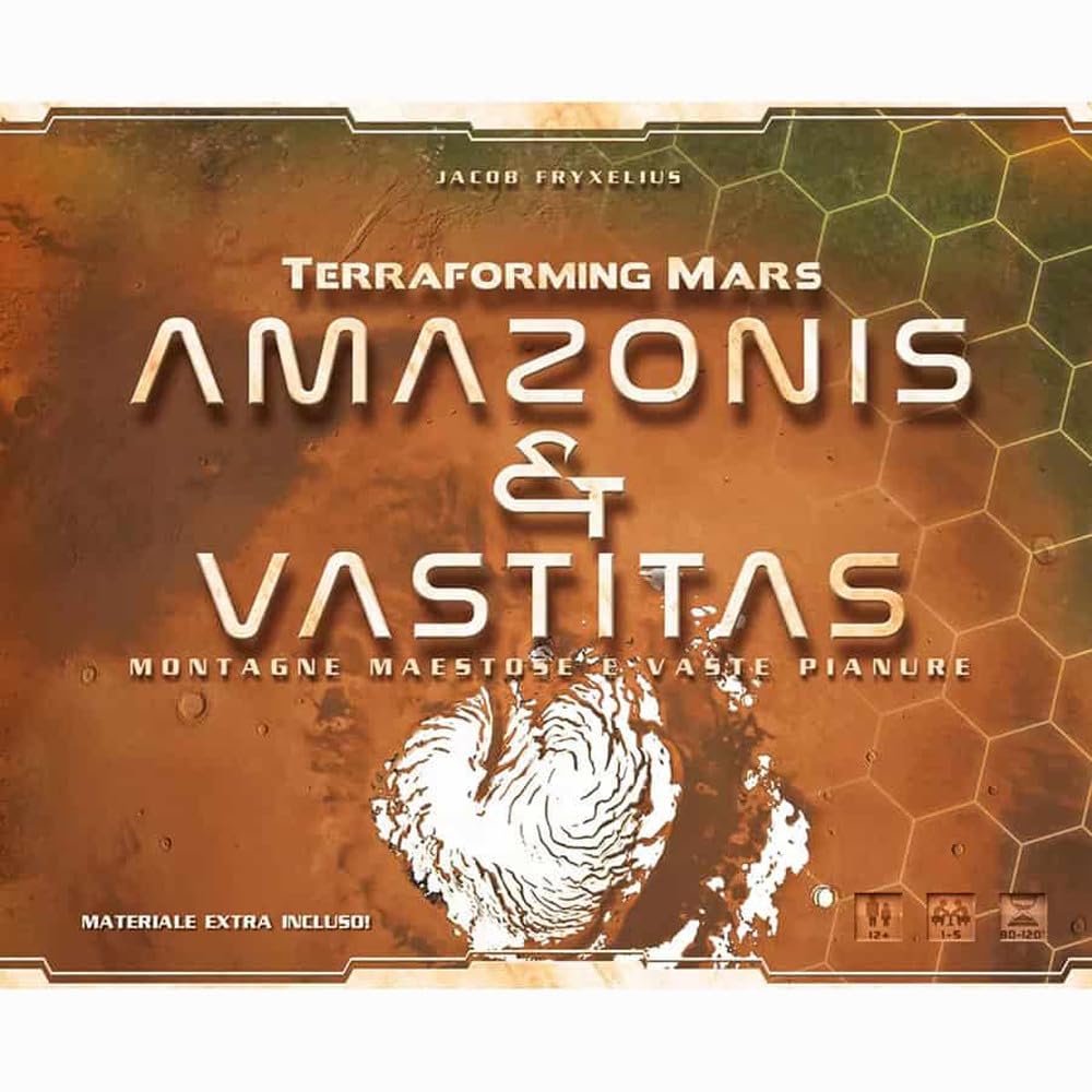 Stronghold Games  Terraforming Mars Amazonis & Vastitas  Strategy Board Game Expansion  for 1 to 5 Players and Ages 12+