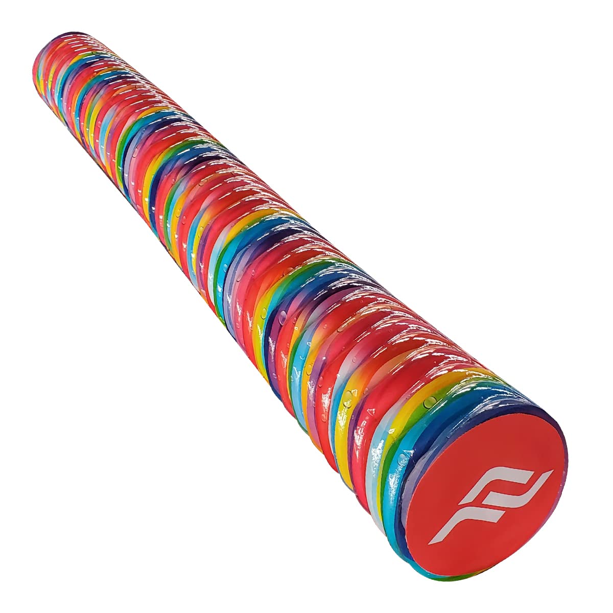 IMMERSA Jumbo Swimming Pool Noodles  enhanced Soft Water-Based Vinyl Coating and UV Resistant Foam Noodles for Swimming and Floating  Lake Floats  Pool Floats for mature-themeds.(Colorful Stripes)