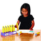 Colorations Good Grasp Stamping Sticks Pack Of 10 Numbers 0-9 Classroom Supplies (1 1/4' X 5 1/8')
