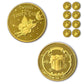 Nlr Fun Tooth Fairy Coins Classic Tooth Fairy Golden Coins, Keepsake For Lost Tooth Kids (8 Pcs)