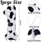 AIQINHU Cow Print Number 1 Balloon - Large 40 Inch Foil Mylar for 1st Birthday Party Decorations, Animal Farm Cowboy Theme