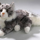 Carl Dick Maine Coon Plush Toy - 12 Soft Stuffed Animal, Grey-White Color, Perfect for Kids and Cat Lovers
