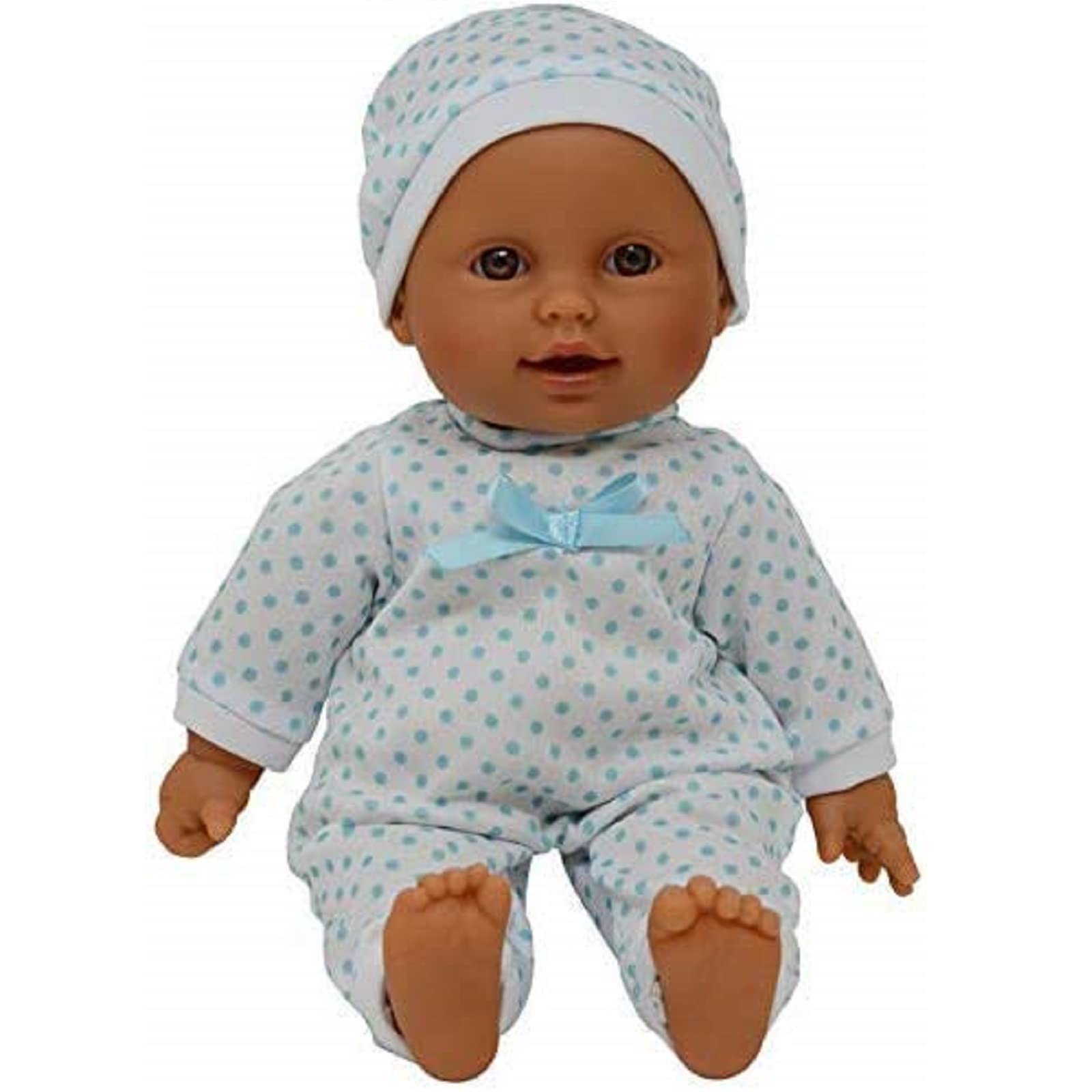 11 Inch Soft Body Hispanic Newborn Baby Doll In Gift Box - Doll Pacifier Included