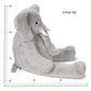 Vermont Teddy Bear Giant Stuffed Elephant - Large Stuffed Elephant, 6 Foot, 6 Ft, 72''
