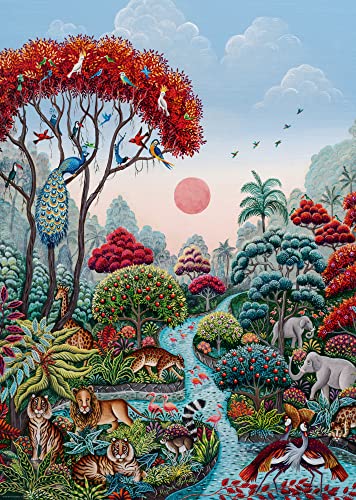Heye Wildlife Paradise 2000 Piece Jigsaw Puzzle, Zilver