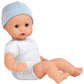 Gotz Muffin To Dress 13'' Soft Cloth/Vinyl Baby Doll In Blue With Blue Sleeping Eyes